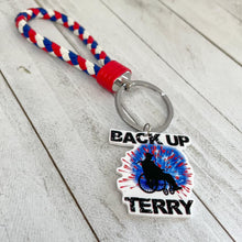 Load image into Gallery viewer, Back Up Terry Keychain