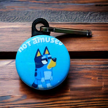 Load image into Gallery viewer, Not Amused-Zipper Pull