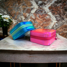 Load image into Gallery viewer, Metallic Travel Jewelry Case