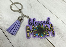 Load image into Gallery viewer, Blessed Mom Keychain