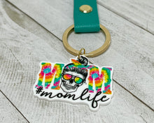 Load image into Gallery viewer, Hippie Mom Life Keychain