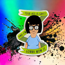 Load image into Gallery viewer, "Ass is Grass" Tina Magnet