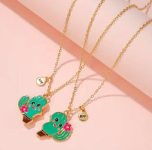 Load image into Gallery viewer, Cactus Cutie BFF Necklaces