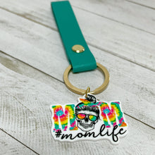 Load image into Gallery viewer, Hippie Mom Life Keychain