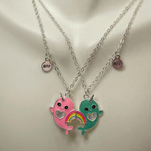 Load image into Gallery viewer, Narwhal BFF Necklaces