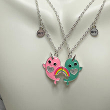 Load image into Gallery viewer, Narwhal BFF Necklaces