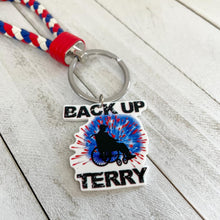 Load image into Gallery viewer, Back Up Terry Keychain