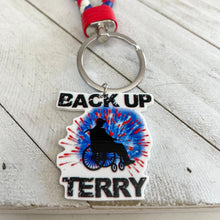 Load image into Gallery viewer, Back Up Terry Keychain