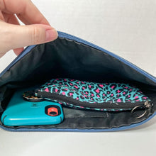 Load image into Gallery viewer, Blue Steel Wristlet