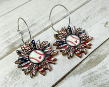 Load image into Gallery viewer, Red, White & Baseball