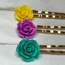 Load image into Gallery viewer, Wild Roses Bobby-pins Set