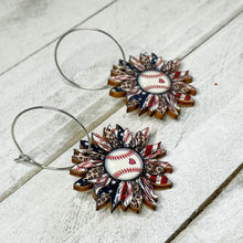 Load image into Gallery viewer, Red, White & Baseball