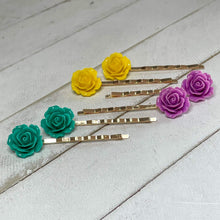 Load image into Gallery viewer, Wild Roses Bobby-pins Set