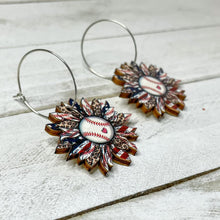 Load image into Gallery viewer, Red, White & Baseball