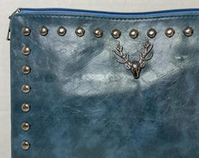 Load image into Gallery viewer, Blue Steel Wristlet