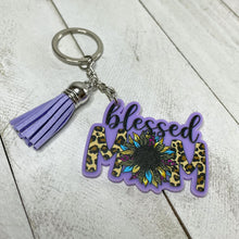 Load image into Gallery viewer, Blessed Mom Keychain