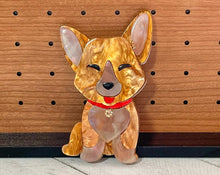 Load image into Gallery viewer, Quirky Corgi Pin