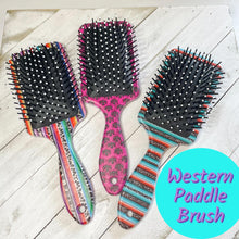 Load image into Gallery viewer, Western Paddle Brush