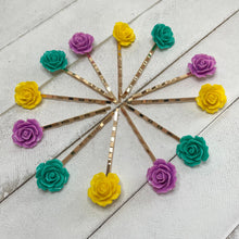Load image into Gallery viewer, Wild Roses Bobby-pins Set