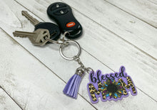 Load image into Gallery viewer, Blessed Mom Keychain