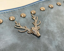 Load image into Gallery viewer, Blue Steel Wristlet