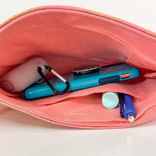 Load image into Gallery viewer, Coral Paisley Wristlet