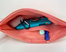 Load image into Gallery viewer, Coral Paisley Wristlet