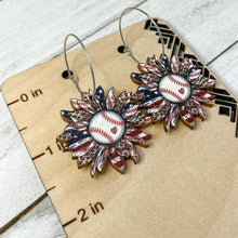 Load image into Gallery viewer, Red, White & Baseball