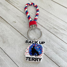 Load image into Gallery viewer, Back Up Terry Keychain
