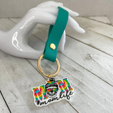 Load image into Gallery viewer, Hippie Mom Life Keychain
