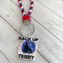 Load image into Gallery viewer, Back Up Terry Keychain
