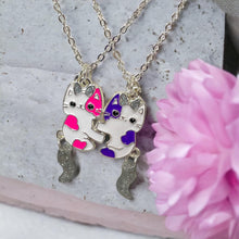 Load image into Gallery viewer, Kitty Cat BFF Necklaces
