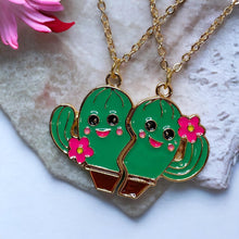 Load image into Gallery viewer, Cactus Cutie BFF Necklaces
