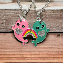 Load image into Gallery viewer, Narwhal BFF Necklaces
