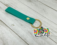 Load image into Gallery viewer, Hippie Mom Life Keychain
