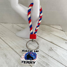 Load image into Gallery viewer, Back Up Terry Keychain
