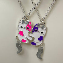 Load image into Gallery viewer, Kitty Cat BFF Necklaces
