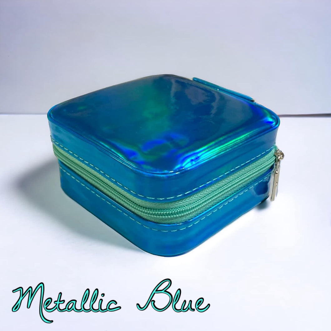 Metallic Travel Jewelry Case