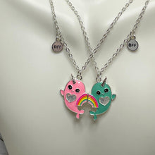 Load image into Gallery viewer, Narwhal BFF Necklaces
