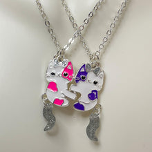 Load image into Gallery viewer, Kitty Cat BFF Necklaces
