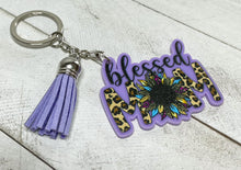 Load image into Gallery viewer, Blessed Mom Keychain
