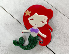 Load image into Gallery viewer, Mermaid You Look Pin
