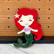 Load image into Gallery viewer, Mermaid You Look Pin
