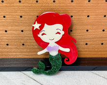 Load image into Gallery viewer, Mermaid You Look Pin
