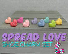 Load image into Gallery viewer, Spread Love-Shoe Charm Set
