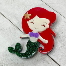 Load image into Gallery viewer, Mermaid You Look Pin
