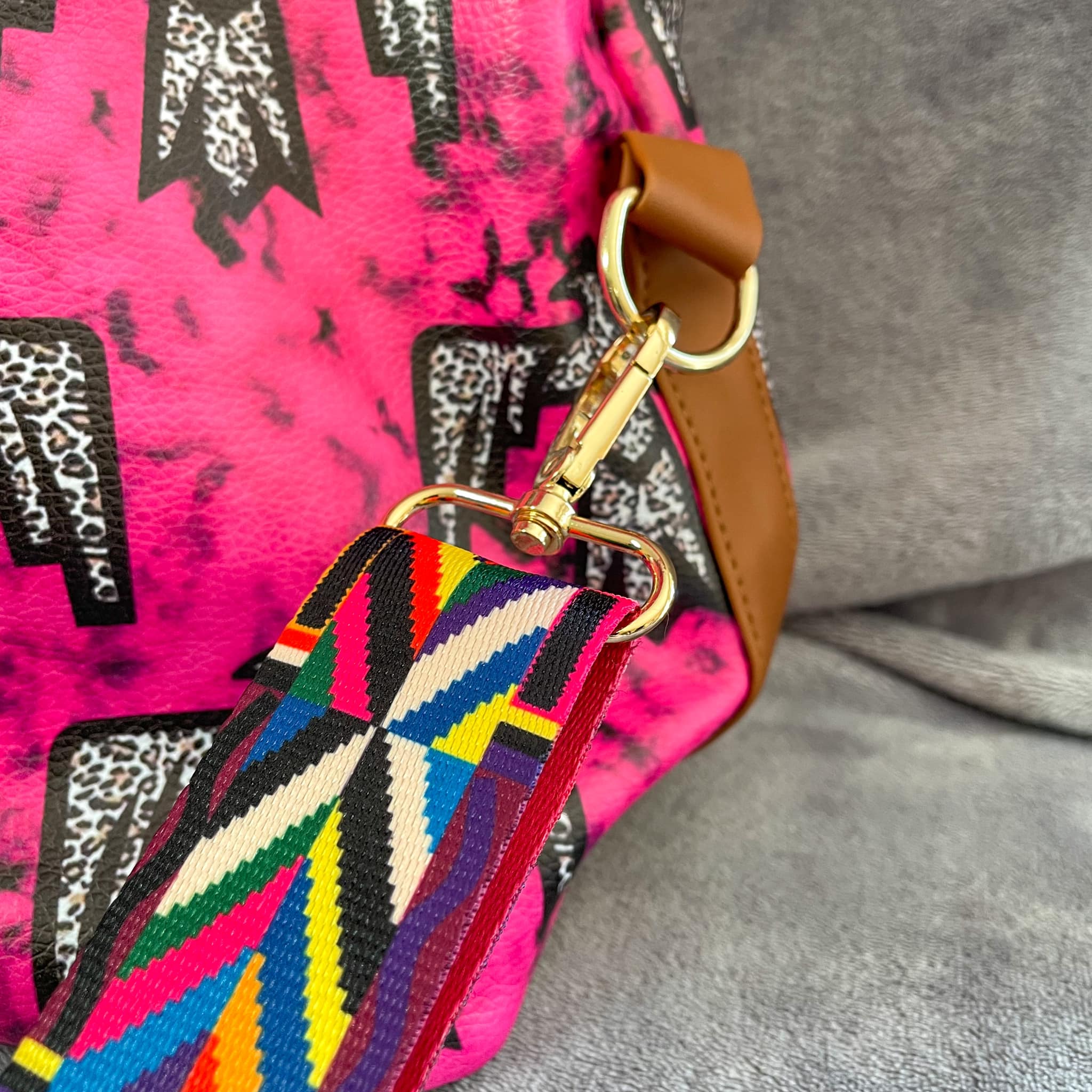 The Vibrant Boho Weekender Bag – The Feathered Filly